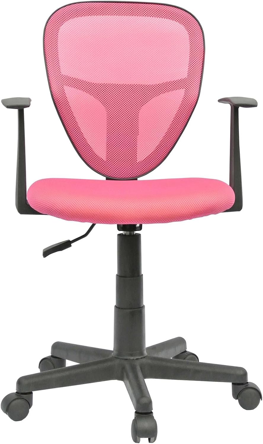 CARO-Möbel Schreibtischstuhl Kinderdrehstuhl Bürostuhl Drehstuhl Studio in pink rosa mit Armlehnen,