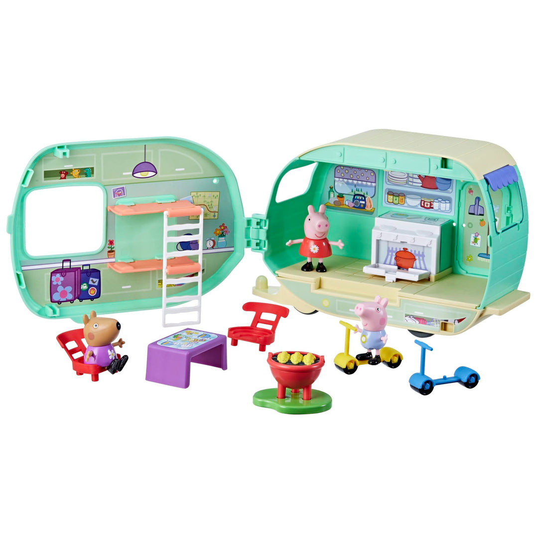 Peppa Pig Peppas Wohnanhänger Spielset, Rosa
