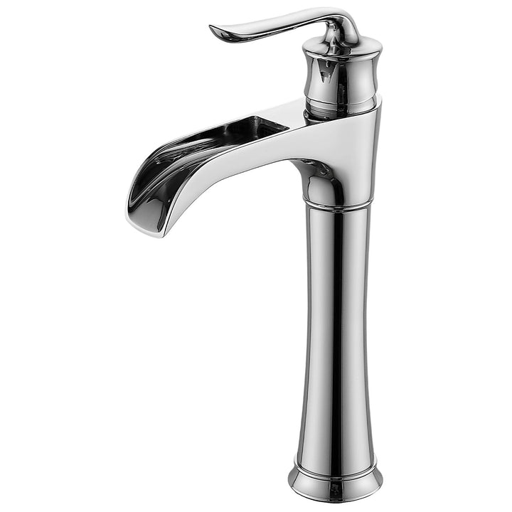 Wasserfall Hochwaschtischhahn CW59 Messing Chrom Badezimmer Einhandmischer, Chrom