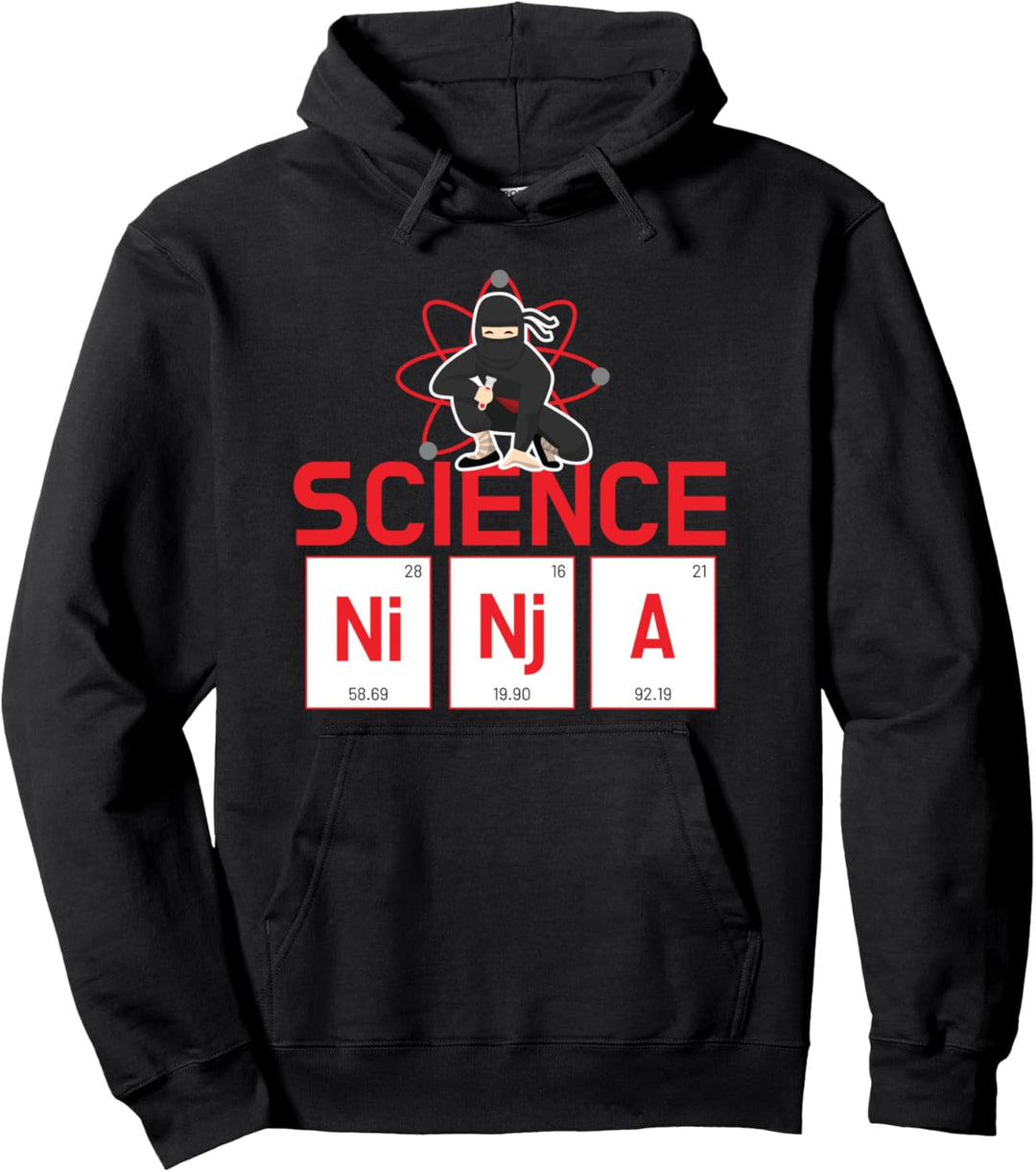 Science Ninja | Periodensystem Wissenschaftler Pullover Hoodie