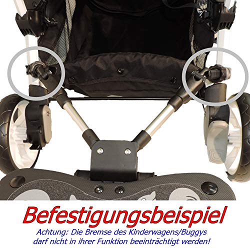 EICHHORN Kinderwagen Geschwisterboard Cozy C-Rider - für Kinder ab 15 Monaten bis 25 kg (4 Räder ohn