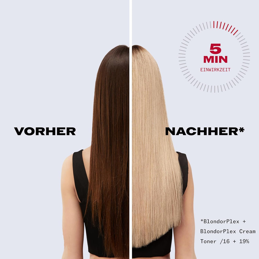 Wella Professionals BlondorPlex Cream Toner /16 Lightest Pearl – Creme-Tönung mit Bond-Builder-Techn