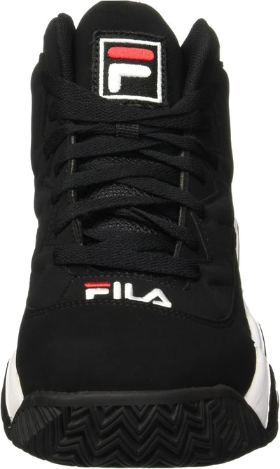 FILA Herren Leichte Basketball Mittelhohem Schaft Sneaker 41 EU Schwarz Weiss Fila Rot, 41 EU Schwar