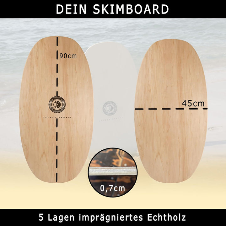 JUCKER HAWAII Skimboards PUNA, ULUA und KEIKI KEIKI PURE, KEIKI PURE