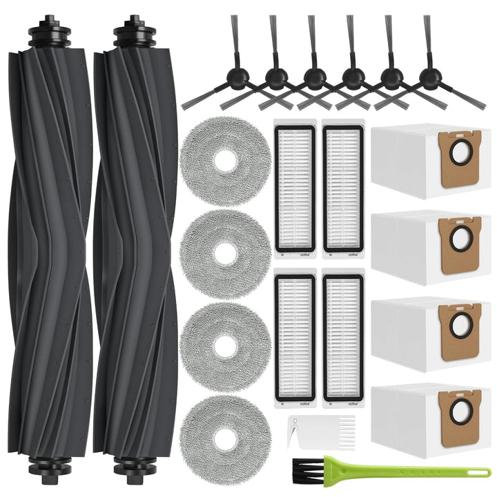 RUKHOOL Zubehör für Dreame L20 Ultra Complete / L20 Ultra Ersatzteile Zubehörset mit 2 Hauptbürste,