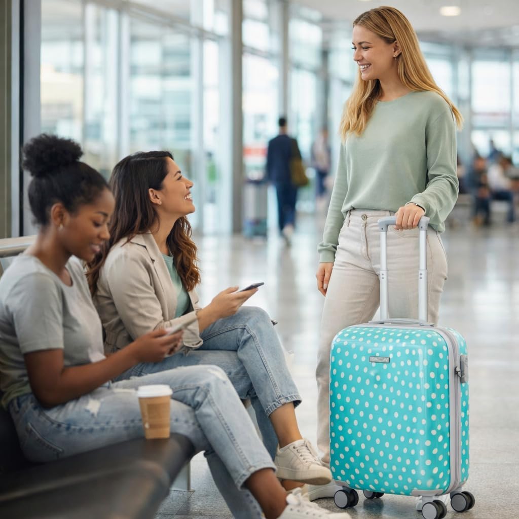 ITACA - Kulturtasche für Frauen und Kinder aus PC-Polycarbonat. Qualitäts-Reise-Toilettenbeutel star