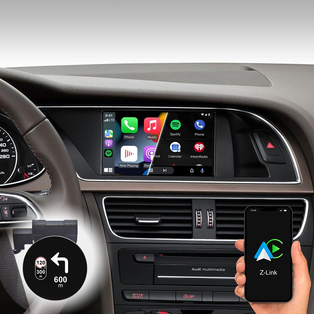 DYNAVIN Android Autoradio Navi für Audi A4 A5 Q5 S4 S5 mit MMI 3G / 3G+ Radio, 7 Zoll Radio mit Wire