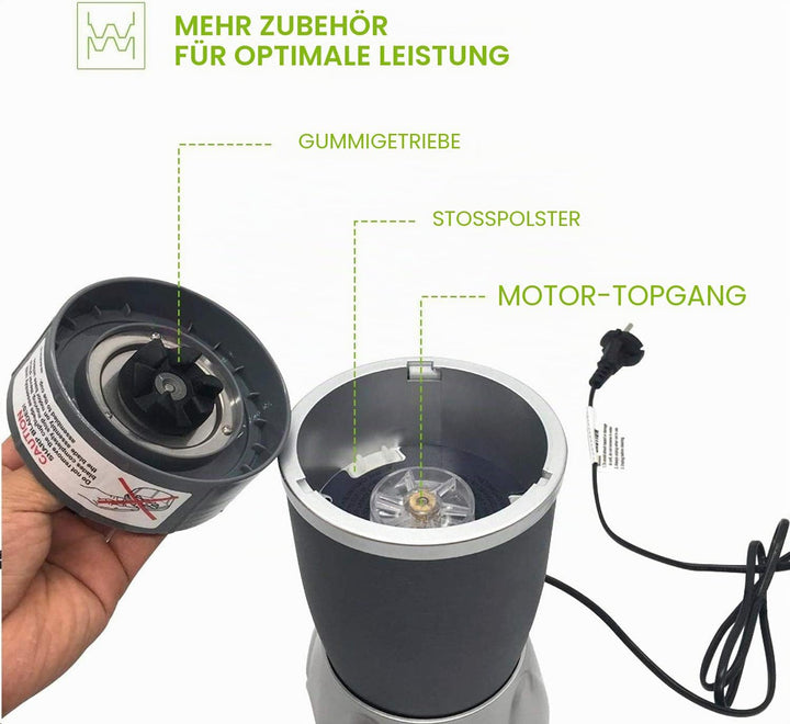 7 Stück Ersatz Entsafter Klingen, grau, passend für Original NutriBullet 600 W/900 W Pro Extctor Bla