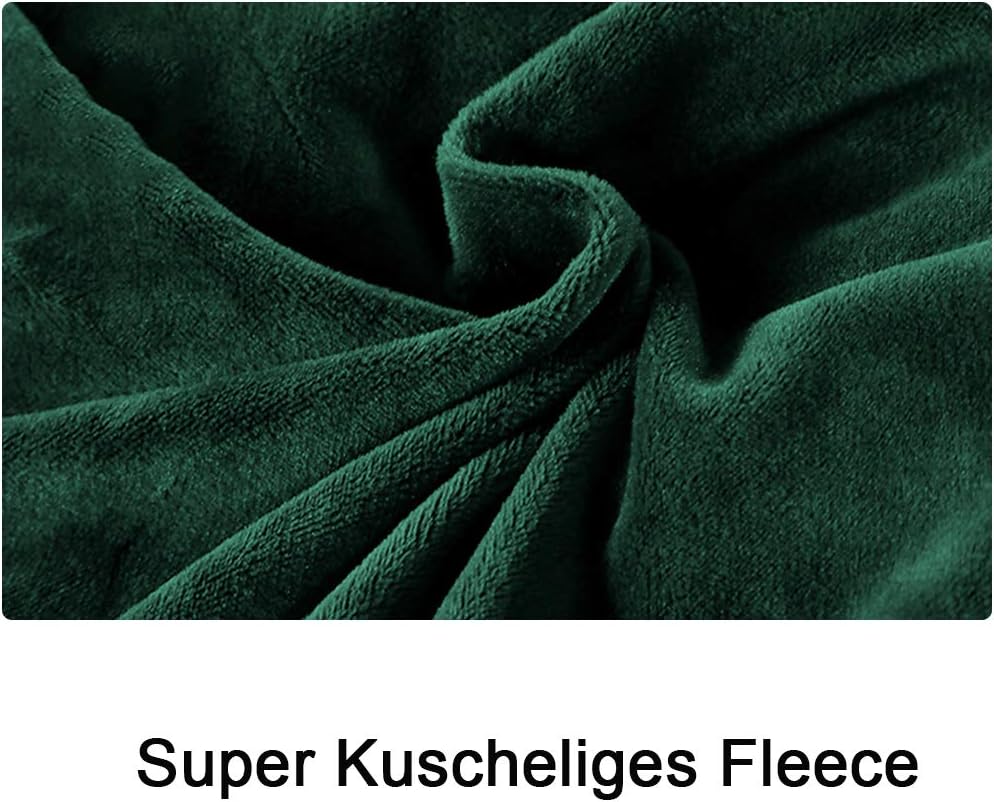 Michorinee Winter Plüsch Bettwäsche Set 220x240 Cashmere Touch Flauschig & Warme Coral Fleece Uni Be
