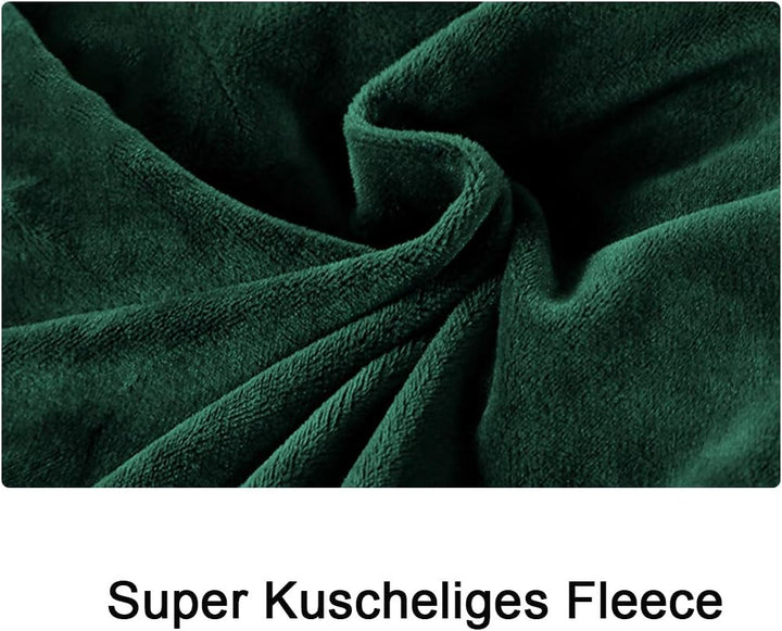 Michorinee Winter Plüsch Bettwäsche Set 220x240 Cashmere Touch Flauschig & Warme Coral Fleece Uni Be