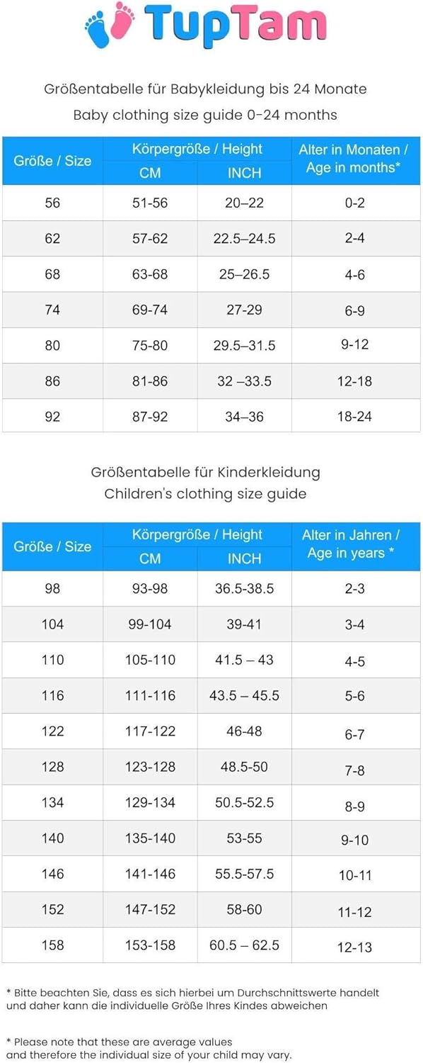 TupTam Baby Mädchen Outfit Langarmshirt mit Print Spruch Babyhose Babykleidung 2teilig 56 Kaninchen