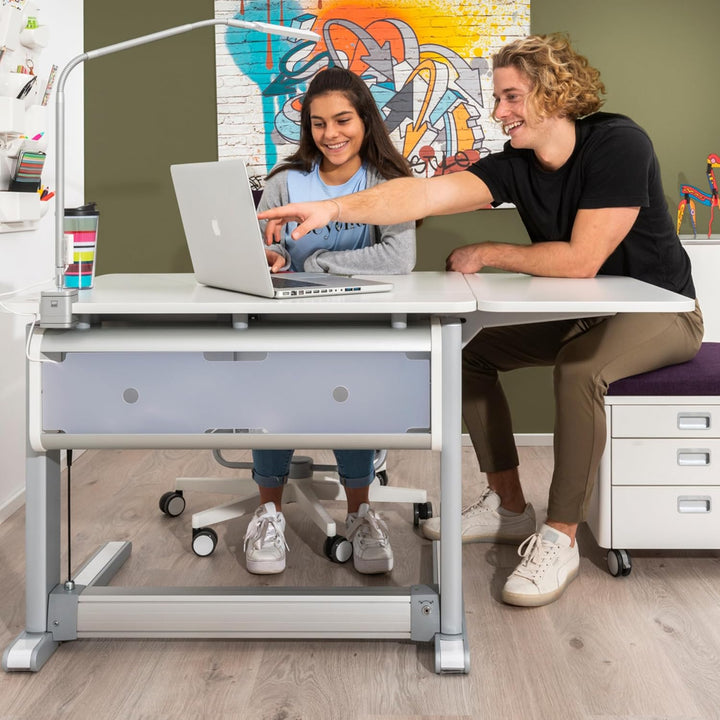 moll Champion Side Top, Tisch-Erweiterung in die Breite, seitliche Ablagemöglichkeit, Weiss, Holzwer