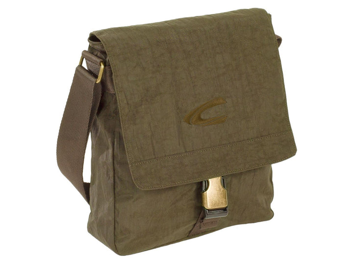 camel active bags Journey Herren Umhängetasche Messenger Bag 22 x 7 x 26 Khaki, 22 x 7 x 26 Khaki