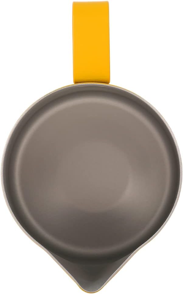 Dianoo Espresso Dampfkrug 350 ml, Milchaufschäumkännchen, Edelstahl, Kaffeemilch, Aufschäumbecher, K