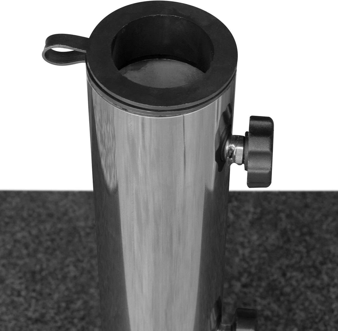 anndora Sonnenschirmständer Granit 25 kg dunkelgrau Balkonständer max 48mm Stamm, dunkelgrau