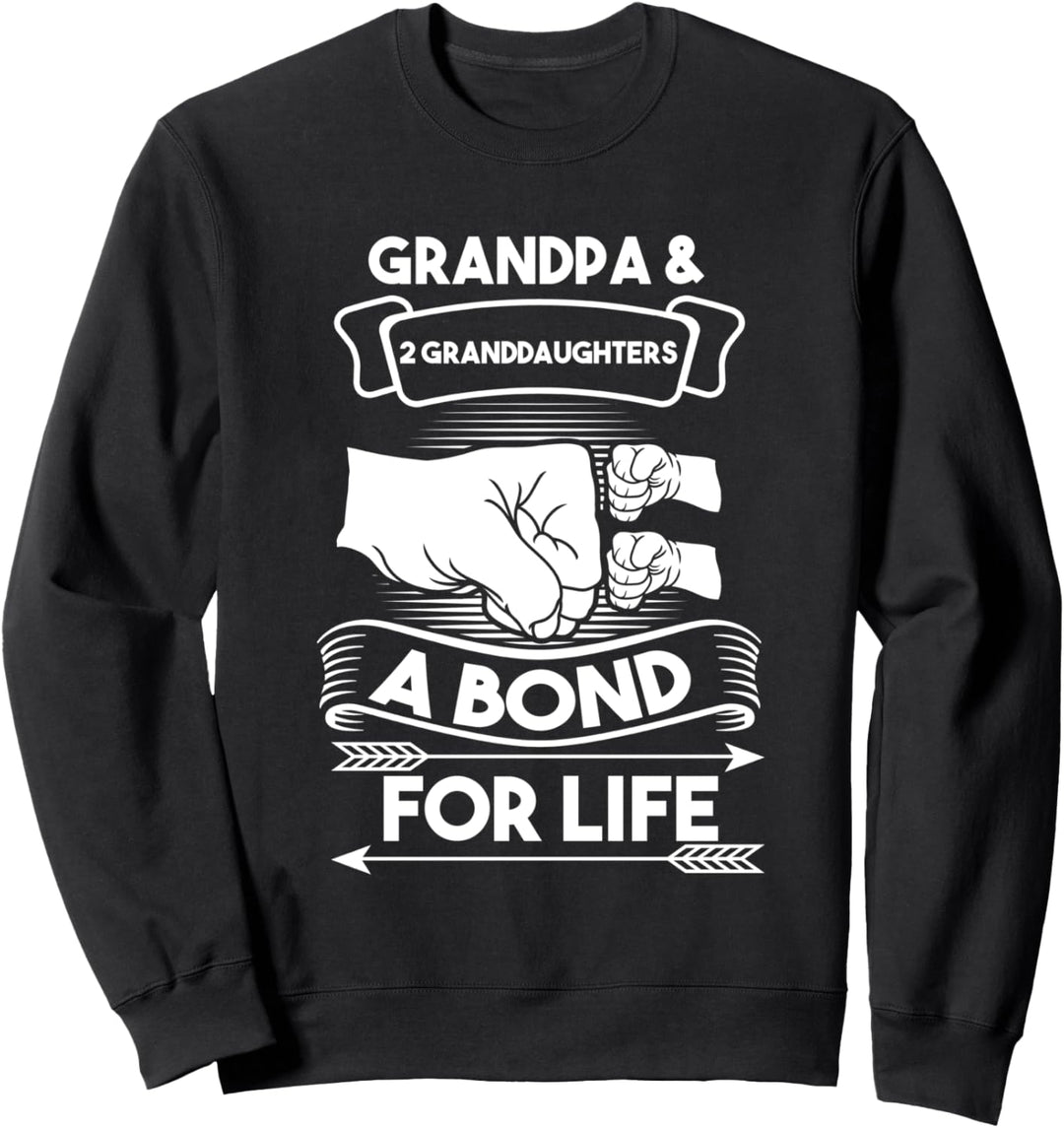 Opa & 2 Enkelinnen, eine Bindung, Opa Enkelin Sweatshirt
