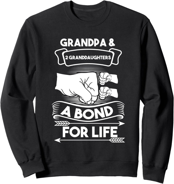Opa & 2 Enkelinnen, eine Bindung, Opa Enkelin Sweatshirt