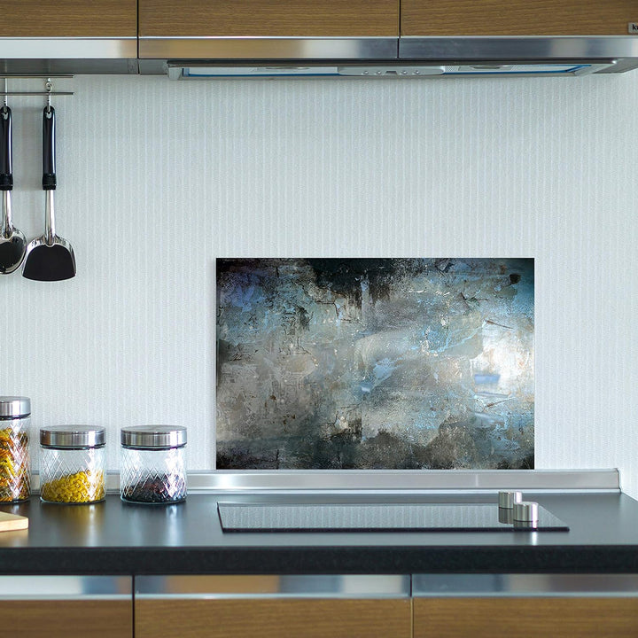 Cuadros Lifestyle Küchen Spritzschutz „Abstrakte Kunst“ 60x40 cm | Küchenrückwand | Alu-DiBond | Pan