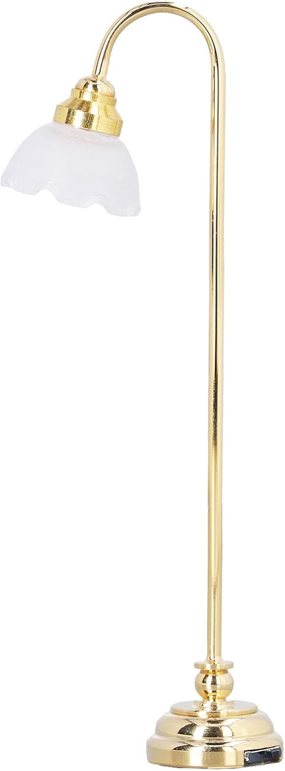 RiToEasysports Puppenhaus-Stehlampe Im Massstab 1:12, Miniatur-Puppenhaus-Dekor-Mini-Lampe für Puppe