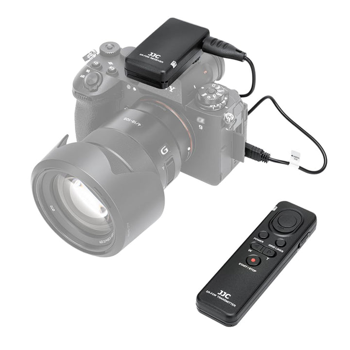 JJC 2.4G 100M Wireless Empfänger und Fernbedienung Commander Kit für Sony Alpha/Cyber-Shot Kameras u