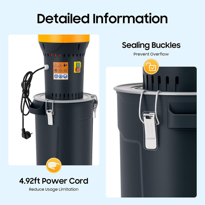 Getreidemühle Elektrisch, 1000W Kornmühle Mehlmühle 220V Flour Dry Wet Cereal Machine Elektrische Kö
