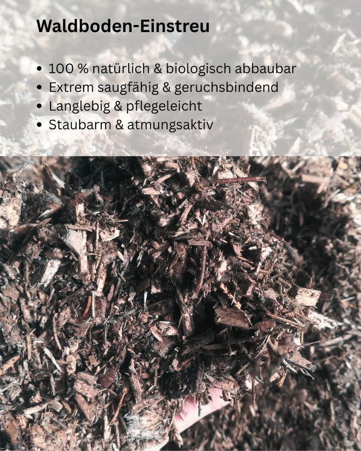 Jumbogras Waldboden Einstreu für Kleintiere und Grosstiere, natürliche Einstreu für Hasen, Kaninchen