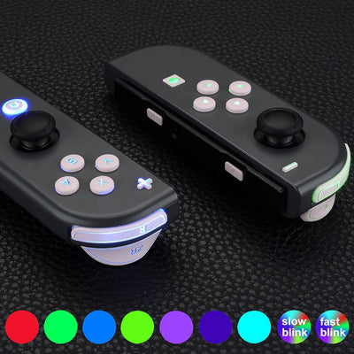 eXtremeRate LED Tasten für NS Switch Joycon, Leuchttaste ABXY Knöpfe Richtungsknöpfe Trigger Tasten,