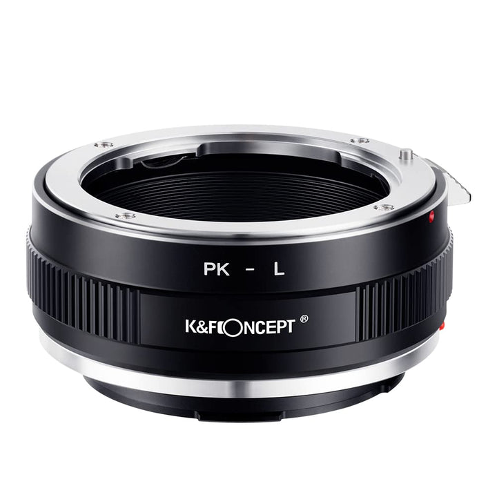 K&F Concept Objektivhalterungsadapter PK-L Manueller Fokus, kompatibel mit Pentax K(PK)-Objektiven a