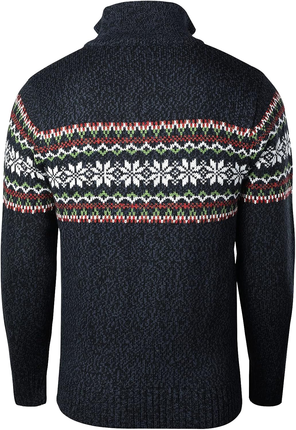Herren Strickpullover Crewneck Zipper Winterpullover Pullover, Blau