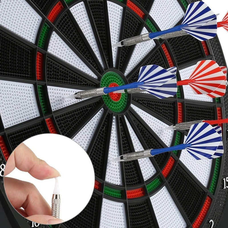 Elektronische Dartpfeile mit 6 Darts, elektronische Dartscheibe, geeignet für Partys und Spielabende