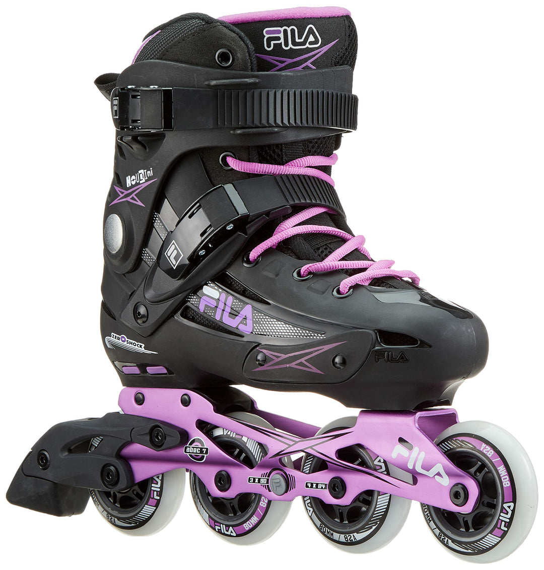 FILA X Inlineskates Unisex 5.5 schwarz/violett, 5.5 schwarz/violett