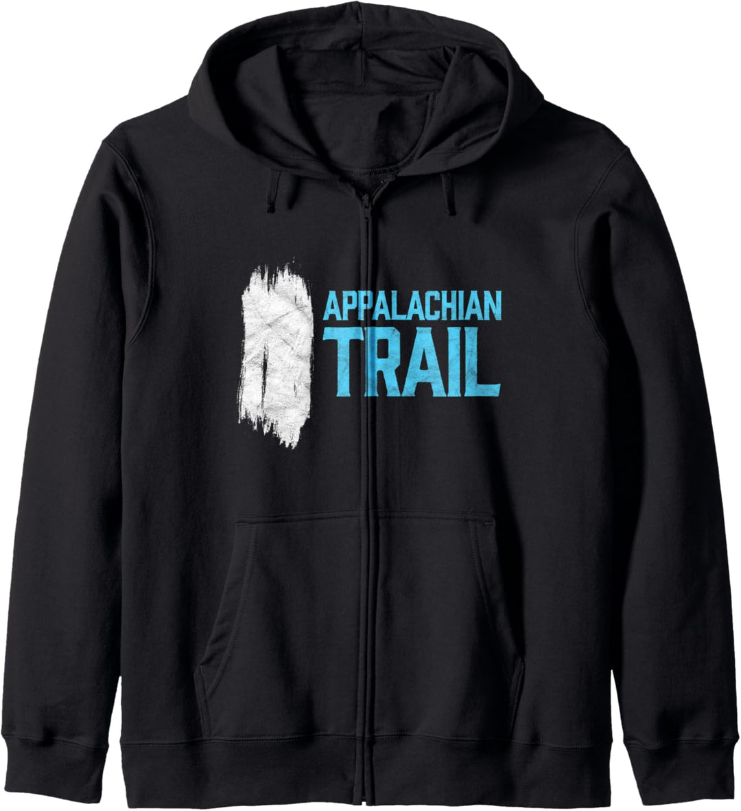 White Blaze Appalachian Trail Minimalist Hiking Graphic Kapuzenjacke