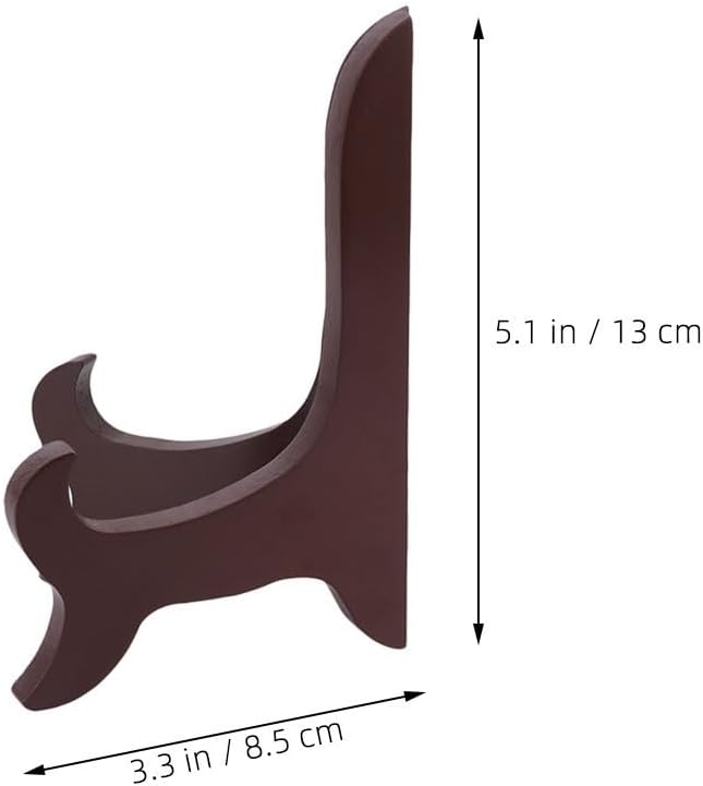 ULTECHNOVO 2stücke Holzständer Für Bilder Und Teller Platten Halter Aus Holz Bücherständer Zur Ausst