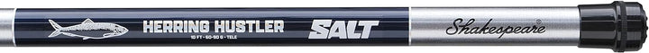 Shakespeare Salt Herring Hustler Sea Fishing Combo, inklusive starker Graphitrolle, Fiberglasrute, H
