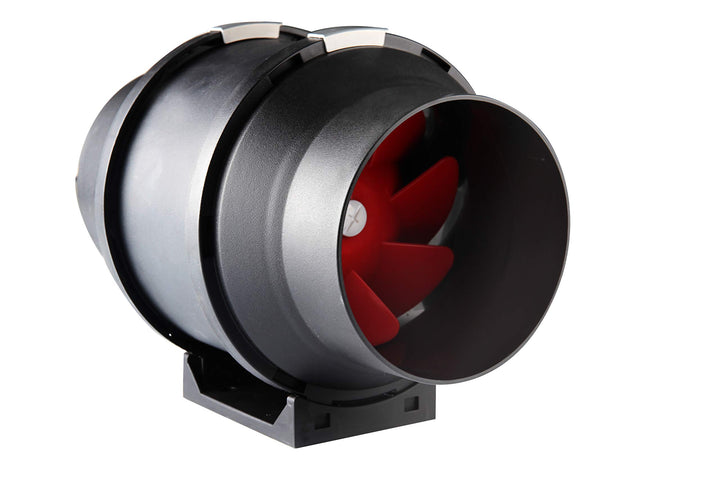 Rohrventilator 125 mm Anschluss 57 W Grow Fan Lüfter Abluft Gebläse Growzelte Industrie Lüftung 2,4