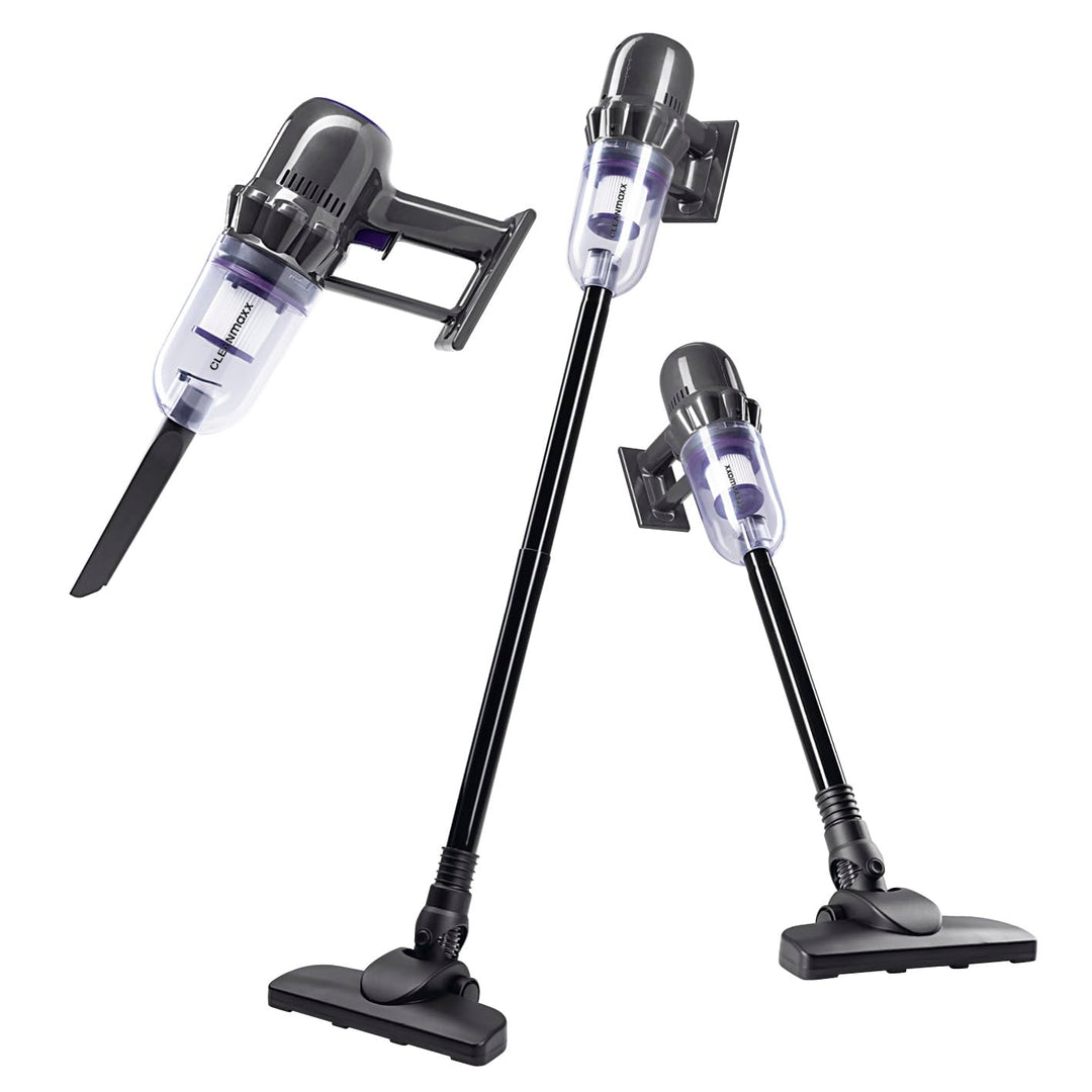 CLEANmaxx Akku Staubsauger | 2in1 Handstaubsauger & Bodenstaubsauger | max. 30 Min. Laufzeit | kabel