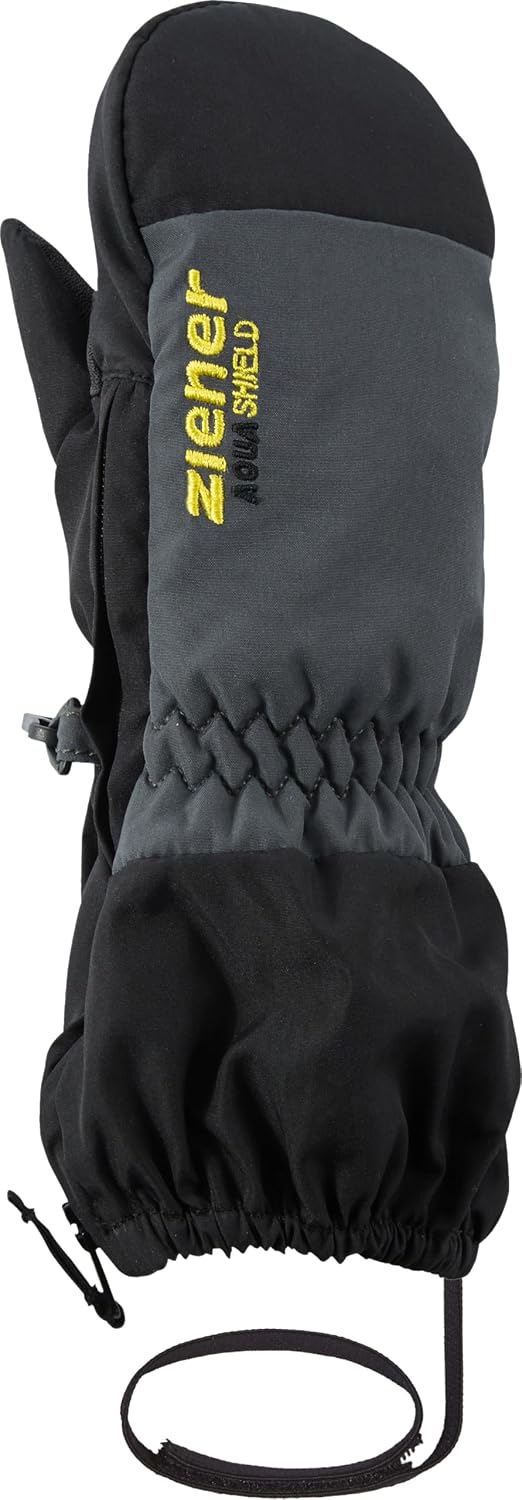 Ziener Baby LEVI AS MINIS glove Ski-Handschuhe / Wintersport | wasserdicht, atmungsaktiv 80cm schwar