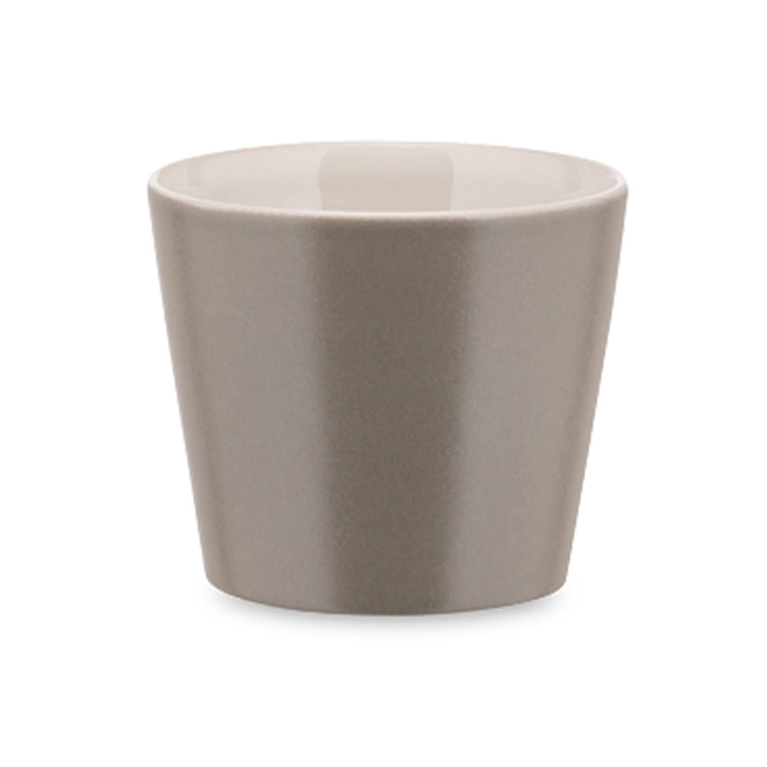 Alessi "Tonale", 4 Stück Mokka Obertasse Light Grey Grau, Grau
