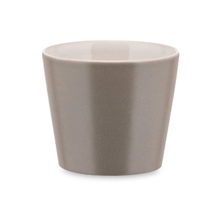 Alessi "Tonale", 4 Stück Mokka Obertasse Light Grey Grau, Grau