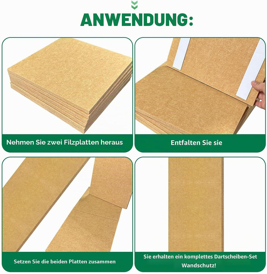 Dartscheibe Wandschutz Filz Dartscheibe Wandschutz selbstklebend gespleisste Wand Surround Board Dar