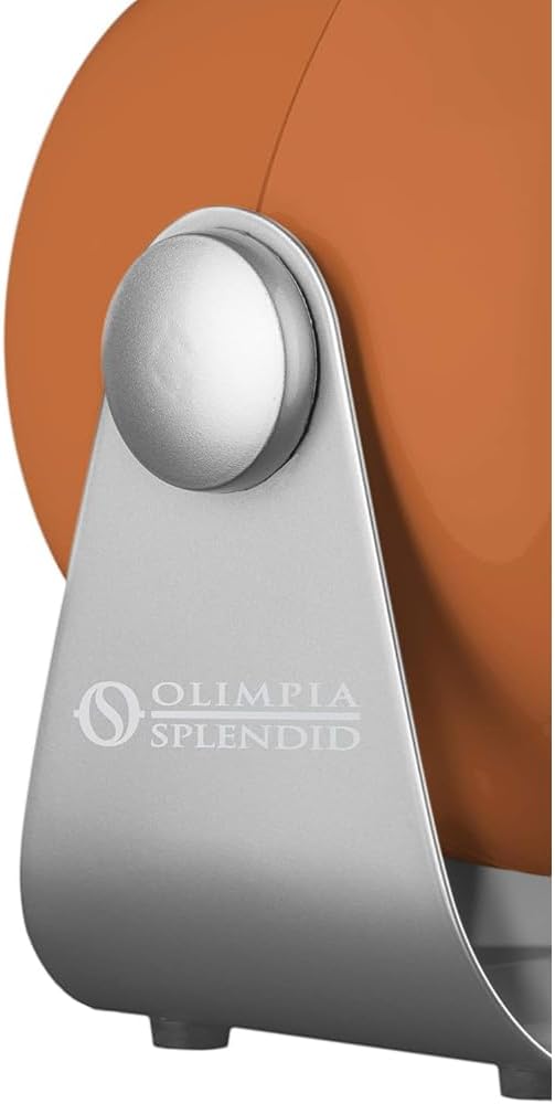 Olimpia Splendid 99402 Caldodesign O Keramik Heizlüfter 1800 W, 50 m³ Orange, Orange
