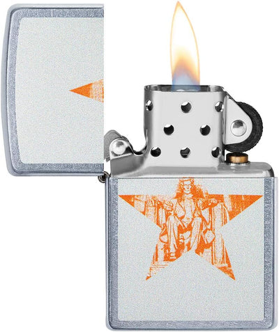 ZIPPO – Sturmfeuerzeug, Tom Clancy's The Division 2, Color Image, Chrome Brushed, nachfüllbar, in ho