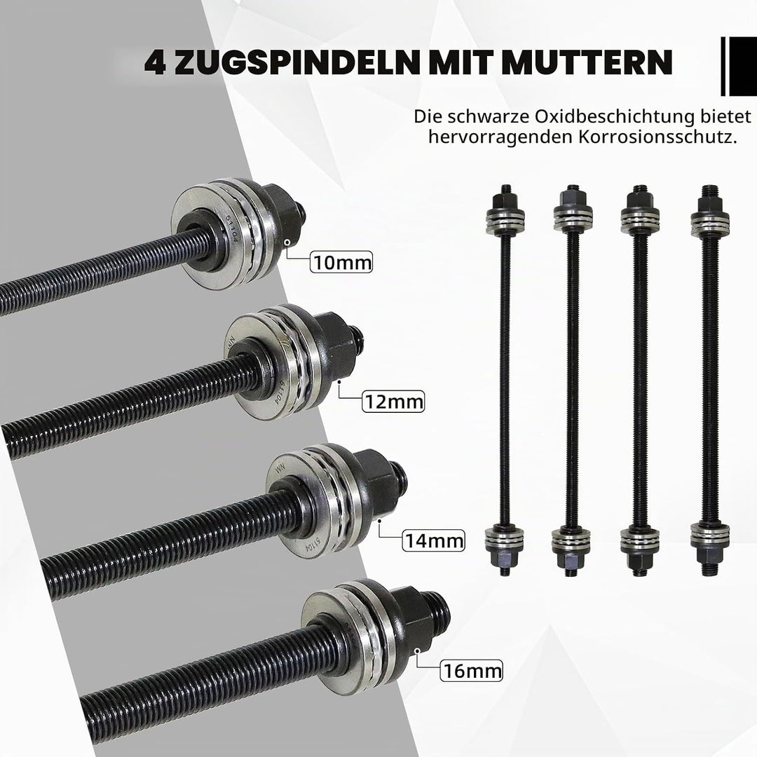 CCLIFE 26tlg Lager Gummibuchsen Radlager Buchsen Silentlager Demontage Abzieher Ausdrücker Werkzeug