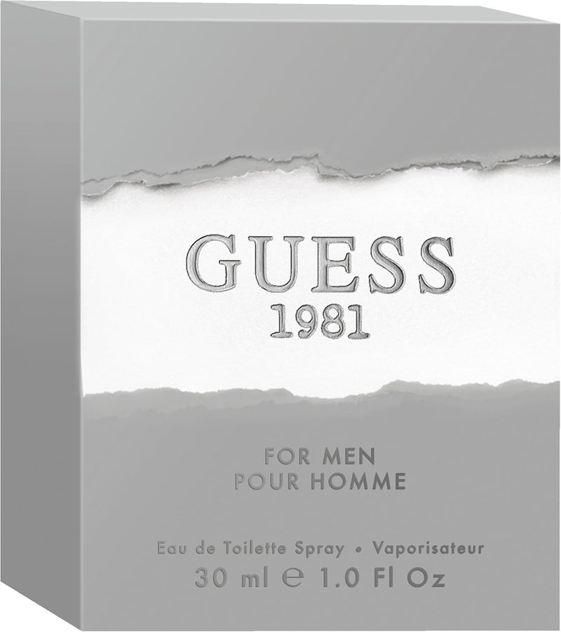 Guess 1981 for Men Eau de Toilette 30 ml, Eau de Toilette 30 ml