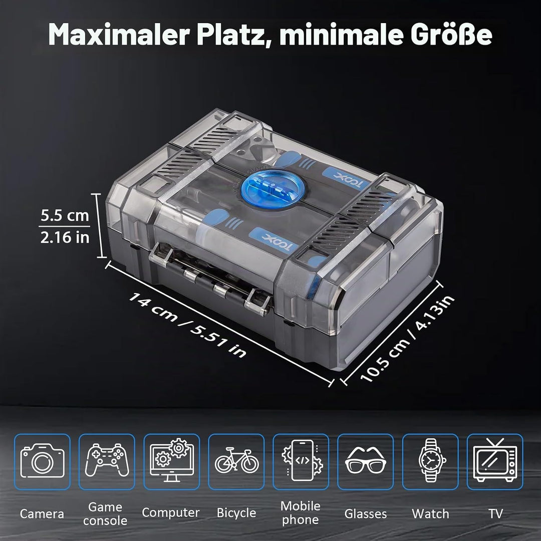 XOOL 78-in-1 Ratschen-Schraubendreher Set, Multifunktionales Präzisions-Werkzeugset mit 41 Bits, 6,3