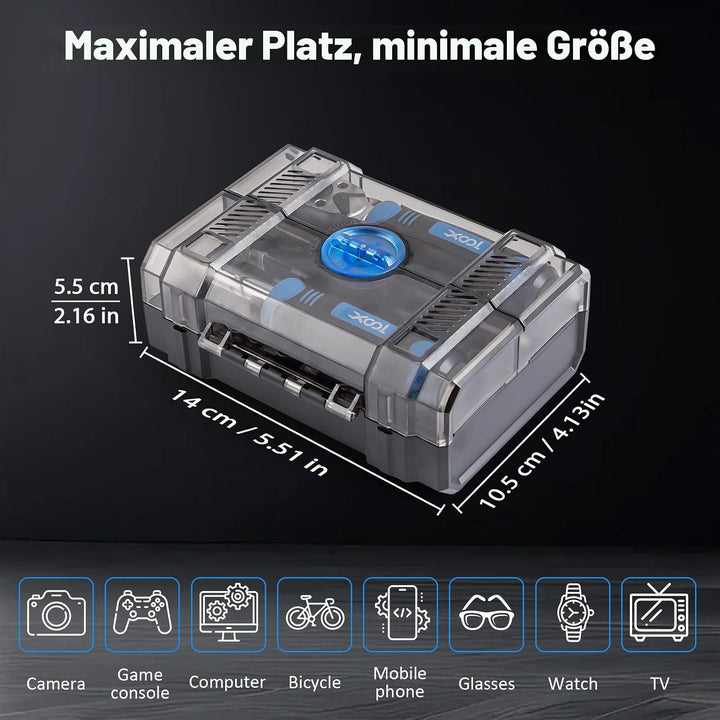 XOOL 78-in-1 Ratschen-Schraubendreher Set, Multifunktionales Präzisions-Werkzeugset mit 41 Bits, 6,3