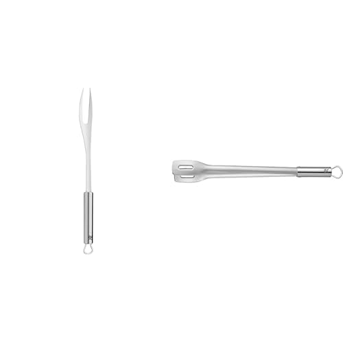 WMF BBQ Grillzange lang 44 cm, Cromargan Edelstahl, Feststellmechanismus, platzsparend & Profi Plus