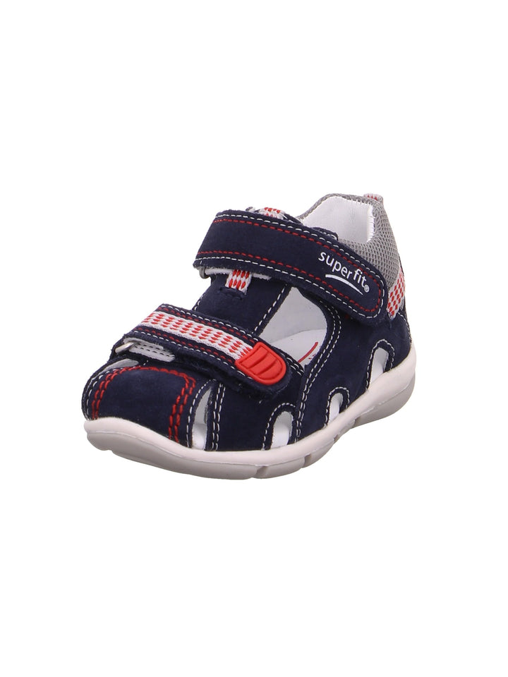 Superfit Baby-Jungen Freddy Sandalen, Ocean Kombi 8100, 18 EU