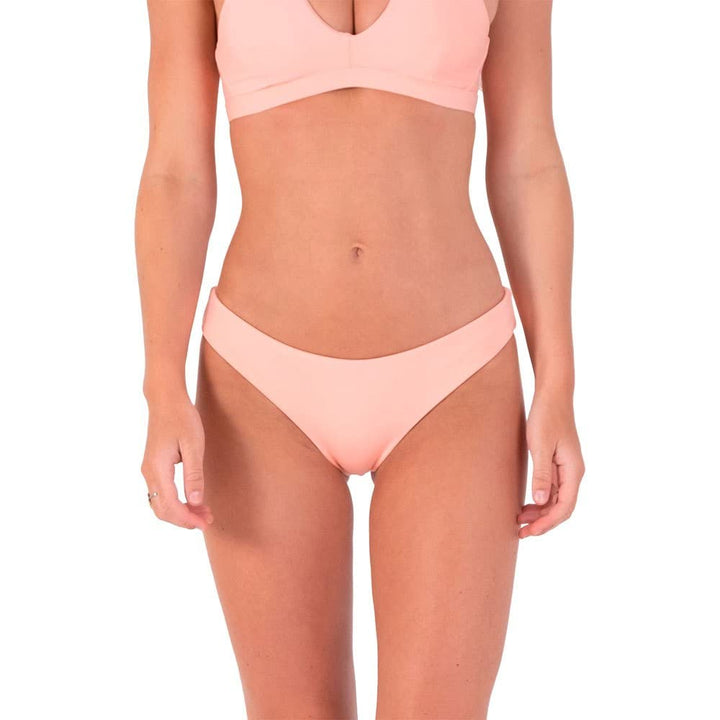 Hurley Damen W Moderate Bikini BTM Bikini Bottoms XS Habanero-rot, XS Habanero-rot