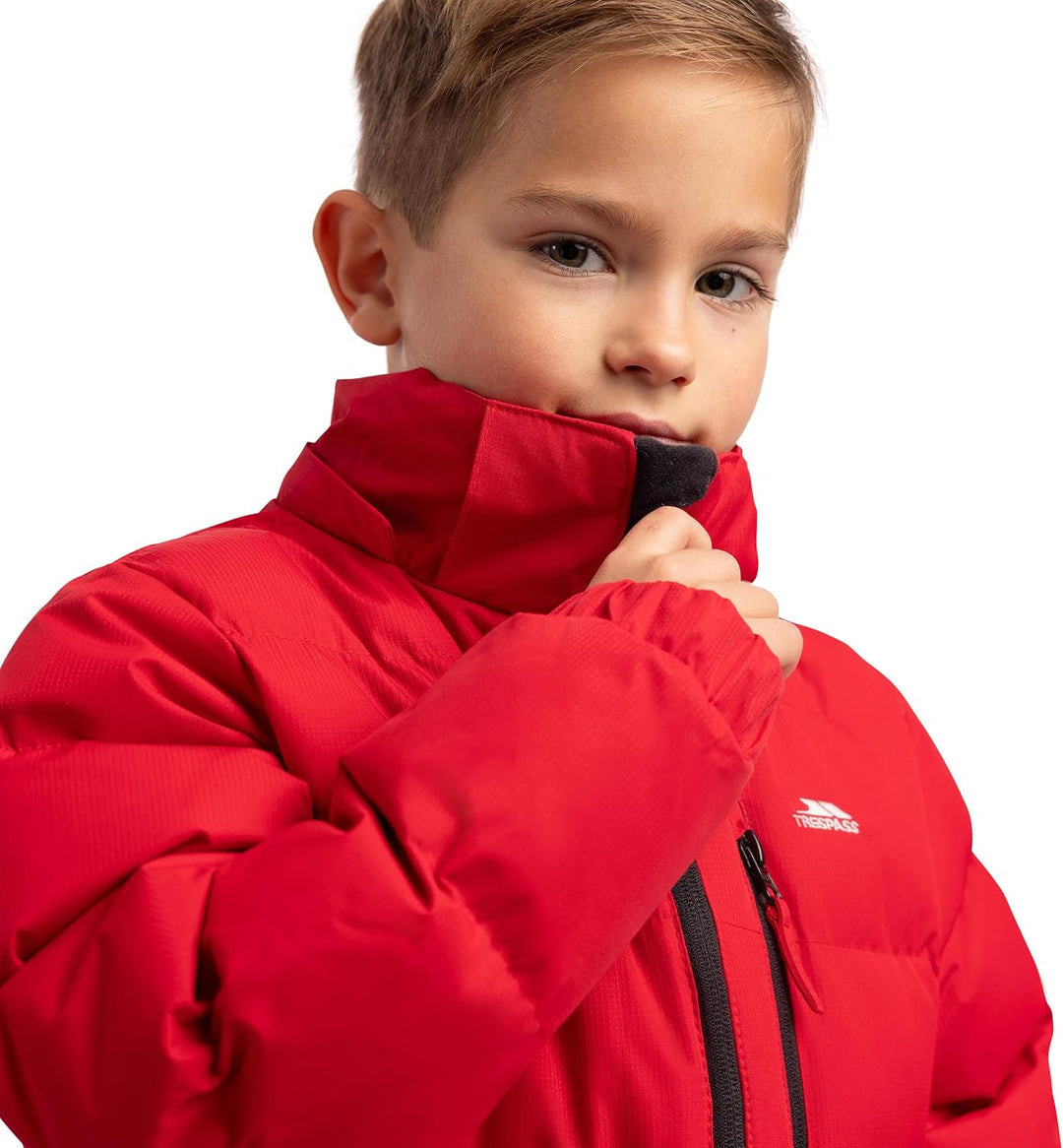 Trespass Jungen Other Jacke 3-4 Jahre Rot, 3-4 Jahre Rot